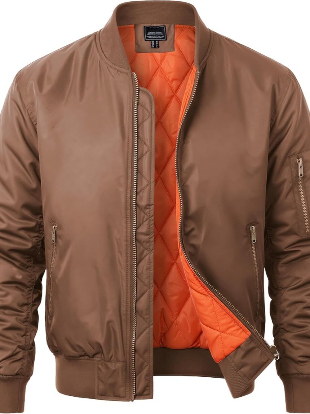 Men's Bomber Jacket Fall Winter Military Jacket and Coats Outwear